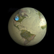This USGS picture shows the size of a sphere that would contain all of Earth’s water in comparison to the size of the Earth. It may not seem like much, but our planet is relatively flat, so a little goes a long way. (Image: USGS)